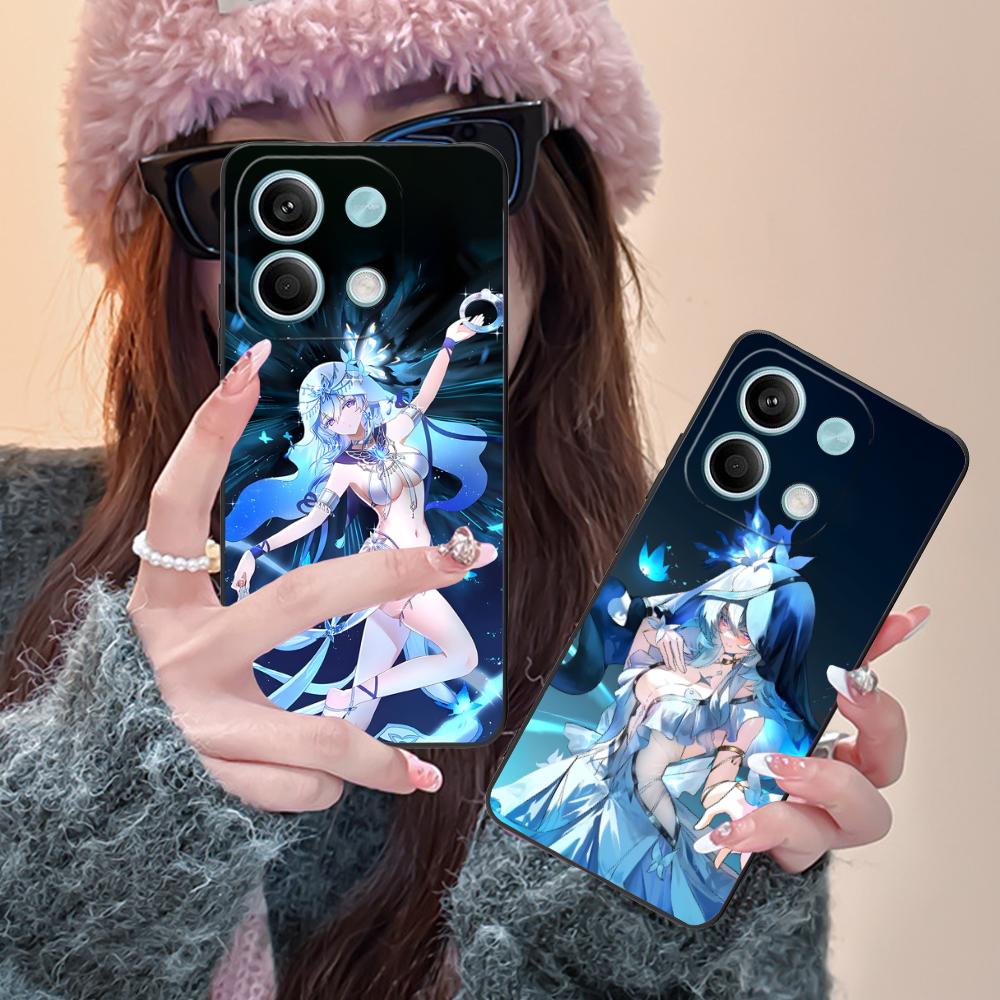 Чехол для телефона Wuthering Waves Shorekeeper для Xiaomi Redmi Note 14 13 12 11 S Pro Plus 4G 5G Цветной Печатный Чехол Чехол Роскошный