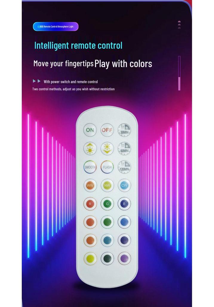 Беспроводная RGB LED лампочка с магнитом и зарядкой Type-C для дома, кемпинга и использования на открытом воздухе