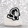 Punk Gothic Enamel Pins 4-7 Pcs/set Cute Ghost Halloween Cool Cowboy Brooches Lapel Badges Jewelry Gift for Fans Friends