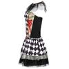 M-XL Vampire Zombie Clown, Female Adult, Halloween Costume Cosplay Masquerade Circus