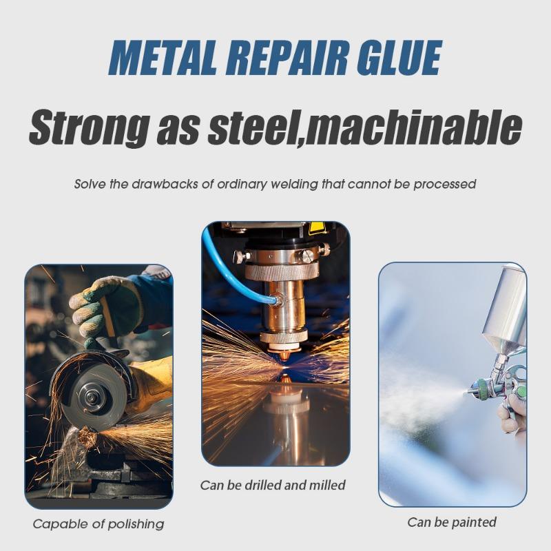 50/25 мл клеи для ремонта металла 2 в 1 промышленный клей AB для литья термостойкий холодный сварной сильный агент для ремонта дефектов инструмент