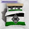 3pcs Duvet Cover Set (1*Duvet Cover + 2*Pillowcase, Without Core), Borussia Monchengladbach Print Bedding Set, Bedroom Decor, All‑Season, Birthday Gif