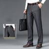 Business Casual Suit Pants Men Solid High Waist Straight Office Formal Trousers Mens Classic Style Suit Long Pants Plus Size