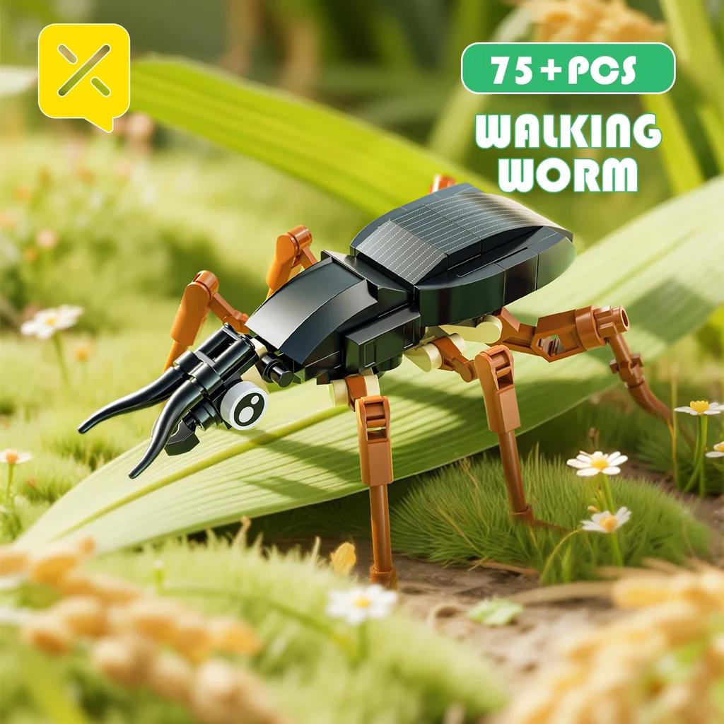 Конструктор ToylinX 8 в 1 Робот-Насекомое, 699 деталей, DIY Сборка, Подарок для Детей и Взрослых, Мальчиков и Девочек, с Реалистичной Моделью Насекомого