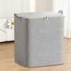 Zipper Closure with Handle Clothes Storage Basket Closet Organizer Housemoving Package Duvet Cover Bed Sheets