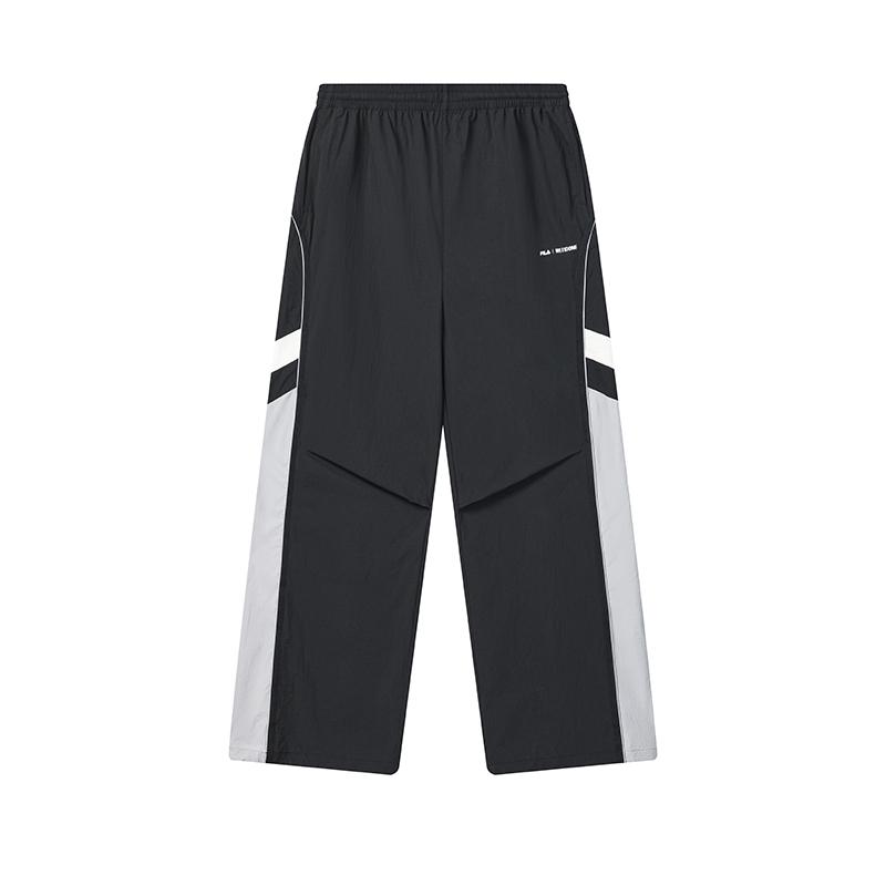 Fila X WE11DONE Классические повседневные брюки средней посадки, удобные, унисекс, низ F11U626802F-BK