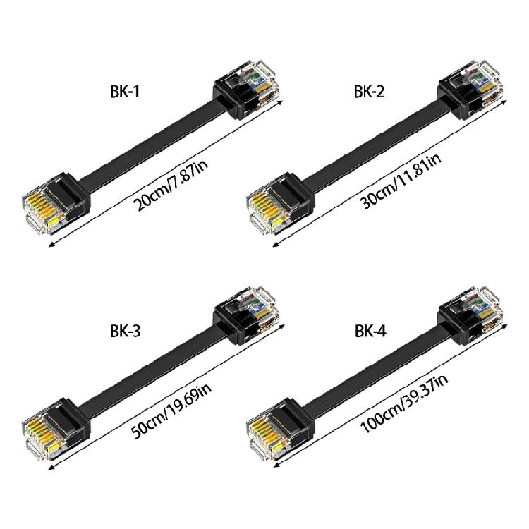 Плоский Ethernet-кабель Cat6 RJ45 Сетевой кабель для Интернета Гигабитная передача Сетевой кабель для машинного зала