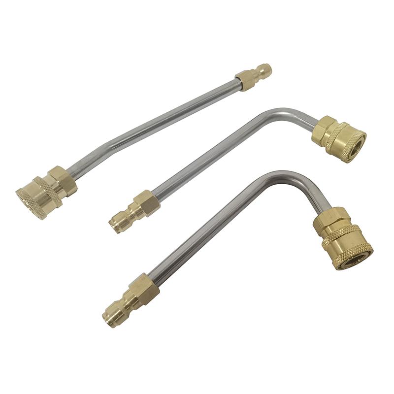 Водяной пистолет высокого давления для мойки автомобилей, удлинительный стержень для мойки под давлением, насадка для чистки водостоков, насадка/шланг 1/4" с быстрым соединением