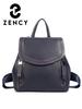 Zency Женский рюкзак из натуральной кожи Модельерская маленькая сумка Легкая женская сумка-шопер на ремне для девочек Школьная сумка