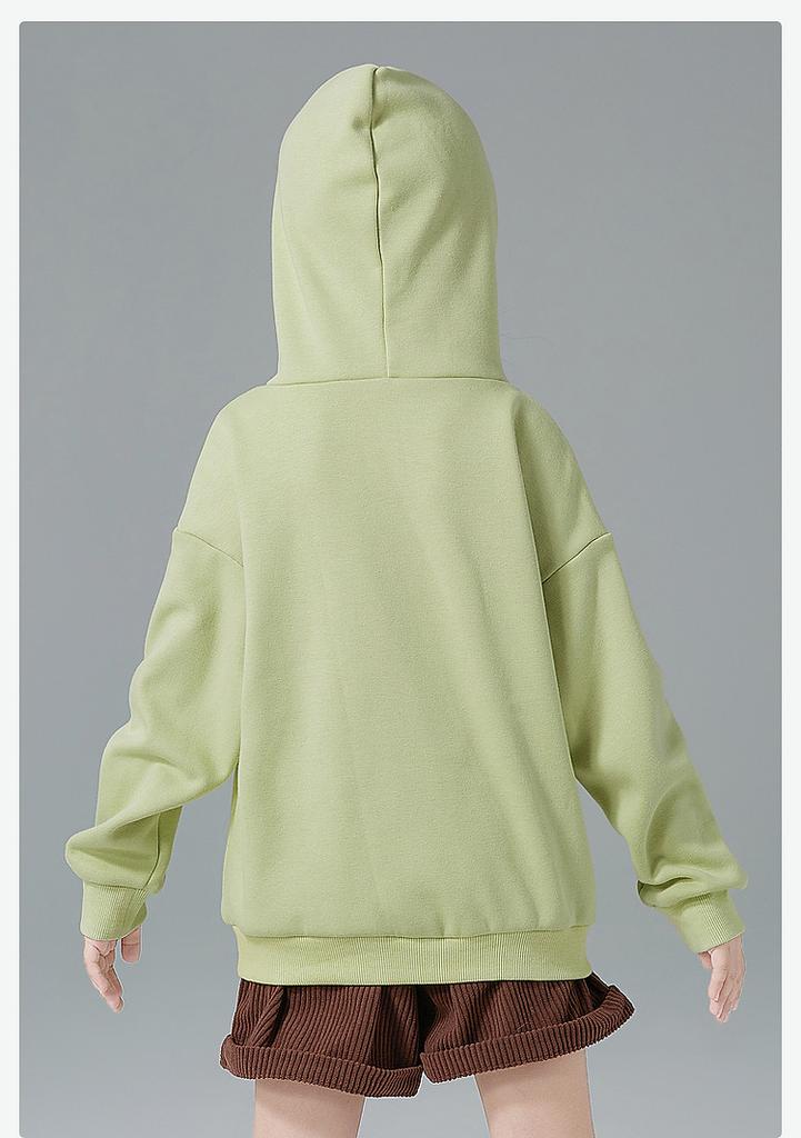 Girls' Hooded Multi-Color Letter Hoodie