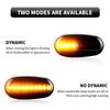 2PCS Dynamic Clear/Smoked LED Side Marker Light For Fiat Alfa Romeo 147 GT 937 MiTo 955 Arrow Turn Signal Blinker Indicator Lamp