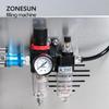 ZONESUN Full Automatic Liquid Filling Machine Desktop CNC Perfume Juice Milk Water Bottle Filler Diaphragm Pump