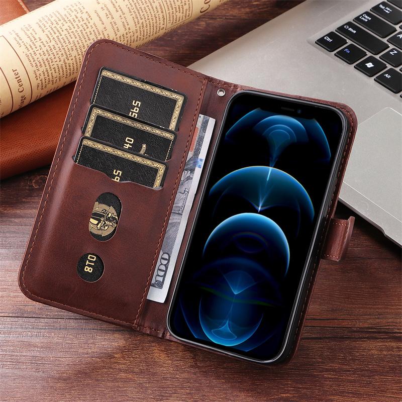 Чехол Xiami 15 Pro для Xiaomi 15 Pro Защитный чехол Coque для Xiaomi Mi 15 Pro Роскошные чехлы на молнии Кожаный кошелек для телефона Флип Funda