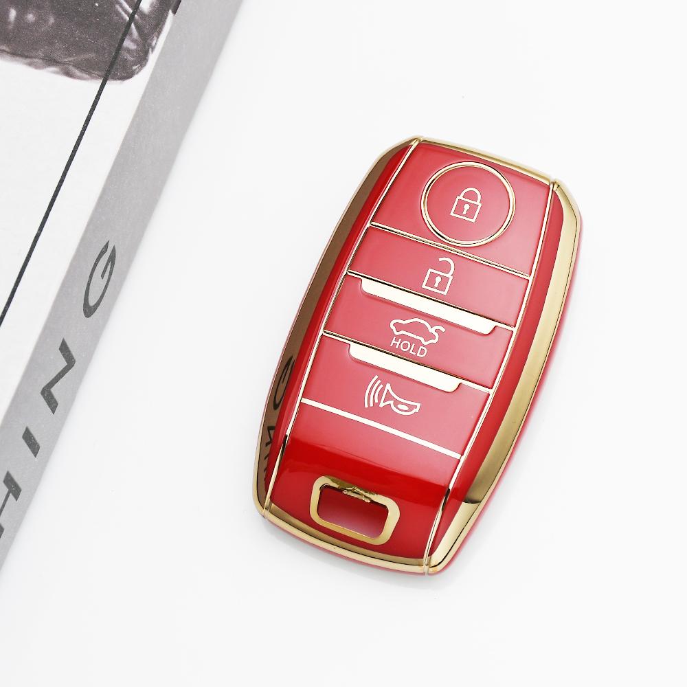 4 Buttons Auto Keyless for Kia Rio Rio5 Sportage R K3 KX3 K4 K5 Ceed Sorento Cerato Optima TPU Car Key Case Shell Fob Cover