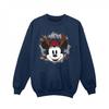 Girls Wreath Minnie Mouse Reindeer Sweatshirt