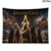 Стена Гобелен Assassin Creed Эстетичный Настенный Повес Печатная Ткань Одеяло Декоративные Гобелены для Спальни Гостиной Домашний Декор