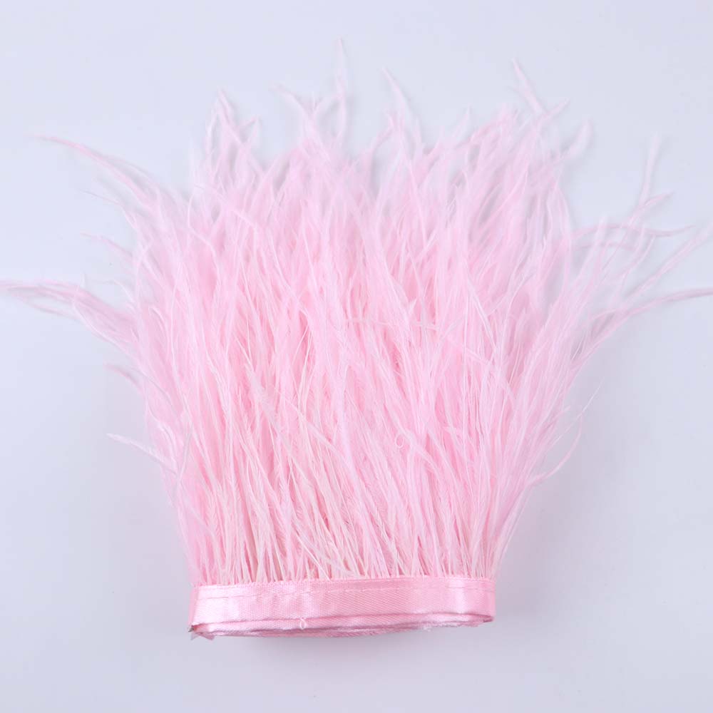 Перо 6-18 см Натуральное Белое Черное Страусиные Перья Отделка для Свадебного Платья Аксессуары для Одежды Декор Вечерин Перо Бахрома