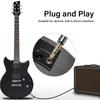 6.35mm To 6.35mm Mono TS Jack Cable For Amplifier Mixer Bass Guitar 1/2/3/5/10/20/30 Meter 6.35/6.5 mm Audio Connector Male