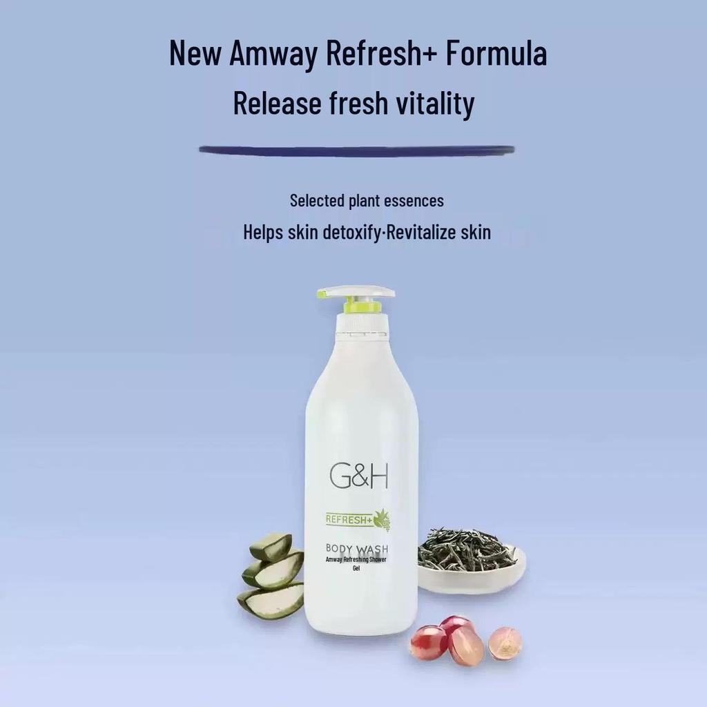 Amway Liyamei Освежающий и увлажняющий гель для душа 750 мл - Оригинальная формула Yamei