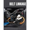 1/12 Kawasaki Z1000 Уличные Мотоциклы Модель Литая Машинка Сплав Металл Амортизация Звук Свет Симуляция Двигателей для Мальчиков