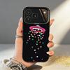 Мультяшный S-Космос A-Инопланетянин НЛО Чехол для телефона Для iPhone17,16,15,14,13,12,11,Pro,MAX Серый Матовый Силиконовый Черный Чехол