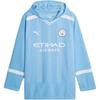 Футболка Manchester City Winter Football Jersey Oversized, мужская, с длинным рукавом, в стиле ретро, светло-голубая 774346-01