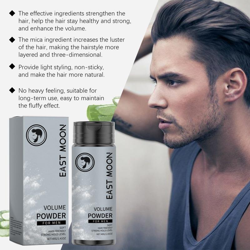 40 г пушистая фиксирующая пудра для укладки, удобная пушистая пудра для контроля жирности волос - подходит для ежедневного использования