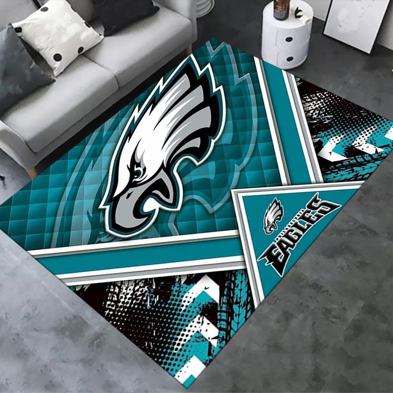 Philadelphia Eagles Carpet Rug for Living Room Bedroom Home Sofa Decoration,Kids play Non-slip Floor Mat