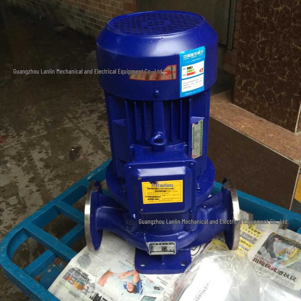 IHG65-200IA Explosion-Proof Vertical Stainless Steel Pipeline Centrifugal Pump, 11kW