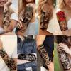 Tribal Lion Long-lasting Tattoo Sleeve Black Tattoo Sticker Temporary Tattoos Fake Tattoo Stickers