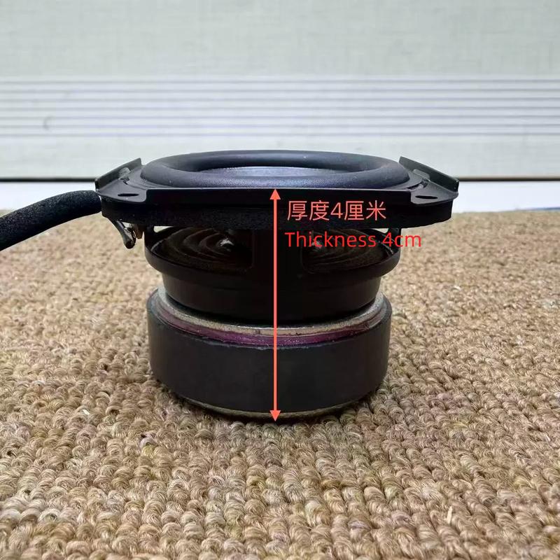 2PCS GHXAMP For Guoguang 2-Inch Full-Range Speaker with Glossy PP Dust Cap & Large Magnet–Deep Bass, Covers Highs, Mids and Lows