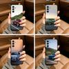 COOL Q5 Series car-ES Phone Case For Samsung Galaxy A73,A71 A72,A70,A53,A52,A51,Soft Silicone Black Cover