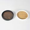 Wooden Coaster Tea Coffee Cup Pad Walnut Wood Coasters Durable Heat Resistant Round Bowl Teapot Mat Home Placemats Decor