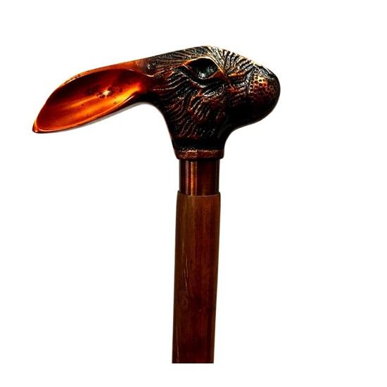 93,98 см деревянная трость для ходьбы с ручкой в виде кролика, резная трость для ходьбы, подарок для мужчин, женщин, папы, мамы, дедушки, бабушки