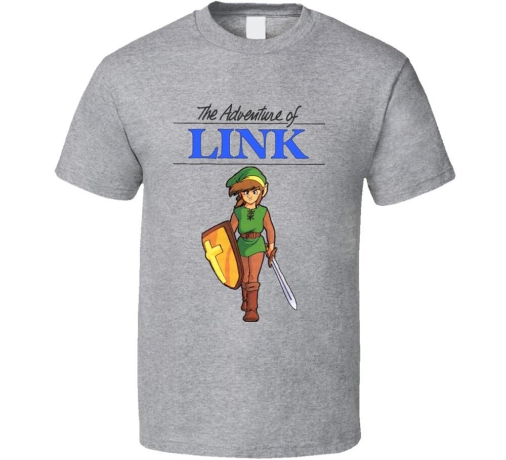 The Legend Of Zelda 2 Приключения Линка Ретро Геймер Футболка Унисекс Футболка
