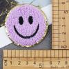 Mixed Color English Alphabet Embroidery Cloth Sticker Digital Towel Embroidery Computer Embroidery Stamp Clothes Smiley Face Patch Sticker