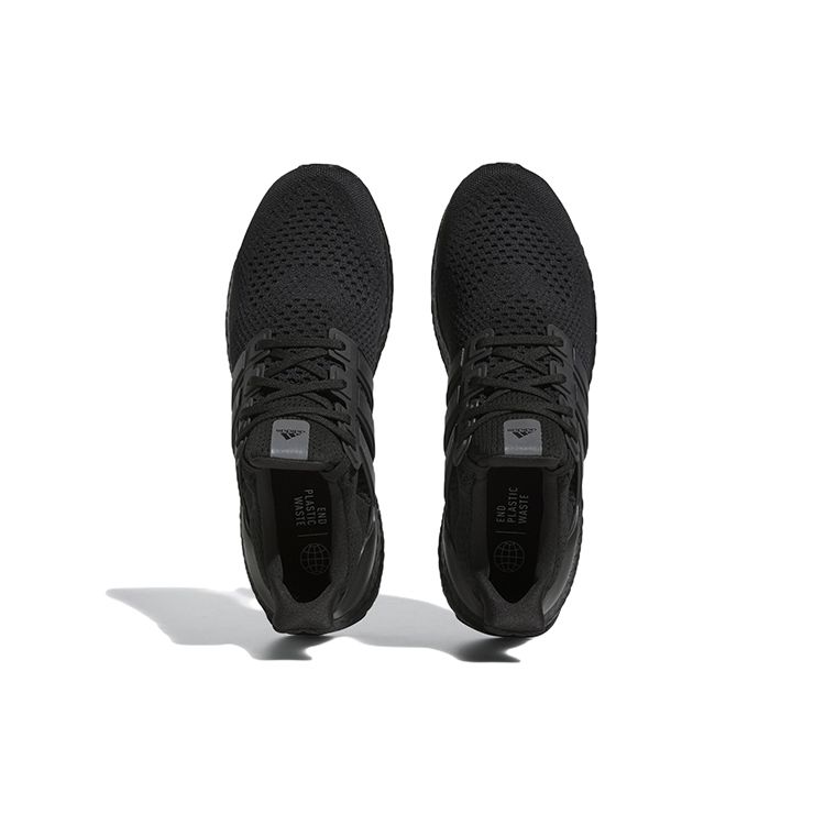 adidas Мужские кроссовки UltraBoost 1.0 DNA Triple Black Core-Black Beam-Green HQ4199