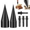 Drill Bit Set Heavy Duty Wood Log Splitter Detachable Electric