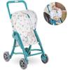 Poussette oursons - COROLLE - Accessoire Poupon 30cm - Bleu - Légère et facile d'utilisation
