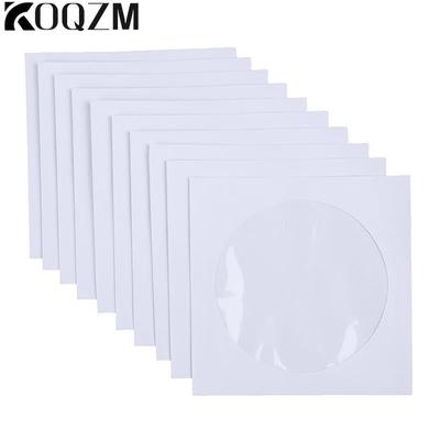 Бумажные пакеты для дисков Упаковочные пакеты для дисков CD DVD Бумажные конверты для дисков Конверты для хранения Коробки с прозрачным окном Откидные крышки