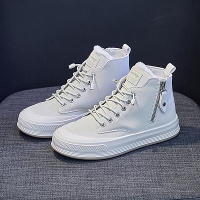 Зимняя мода женские повседневные кроссовки удобные плюшевые теплые плоские прогулочные ботинки зимние сапоги