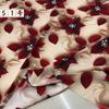 100x150 см Летняя шелковая шифоновая ткань Цветочный принт для шитья своими руками Мягкая удобная ткань для платьев, рубашек, пижам, брюк