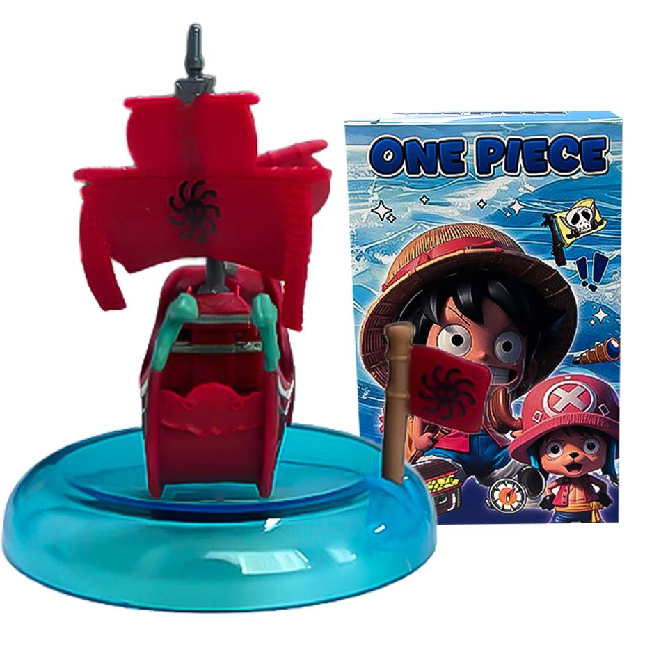 Аниме One Piece-серия Пиратский корабль Слепая коробка Мешок-сюрприз Игрушки Кукла Милая Аниме Фигурка Настольные украшения Коллекция