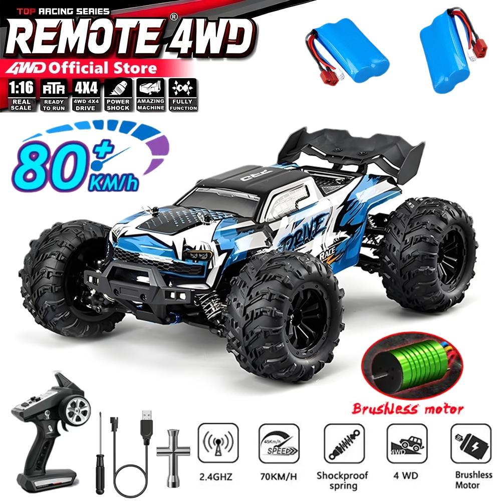 4WD Remote Control Car 40KM/H 50KM/H 80KM/H High Speed Racing Drift Truck 2.4G Radio Off Road 4X4 Super Brushless Fast RC Buggy