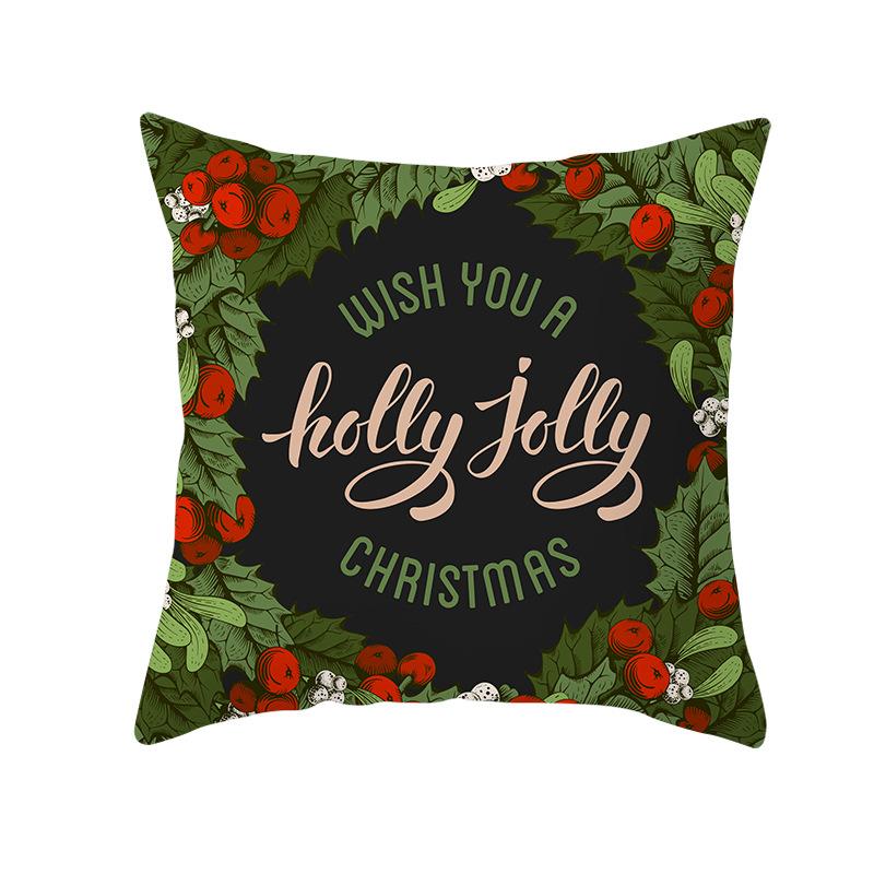 Fresh Green Christmas Pillow Cover Home Ornament Pillow Sleeping Pillow Cushion Cover Premium Durable Quality Useful