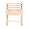 1:12 Dollhouse Miniature School Desk Tiny Birch Wood Classroom Desk Chair for Child Room Library