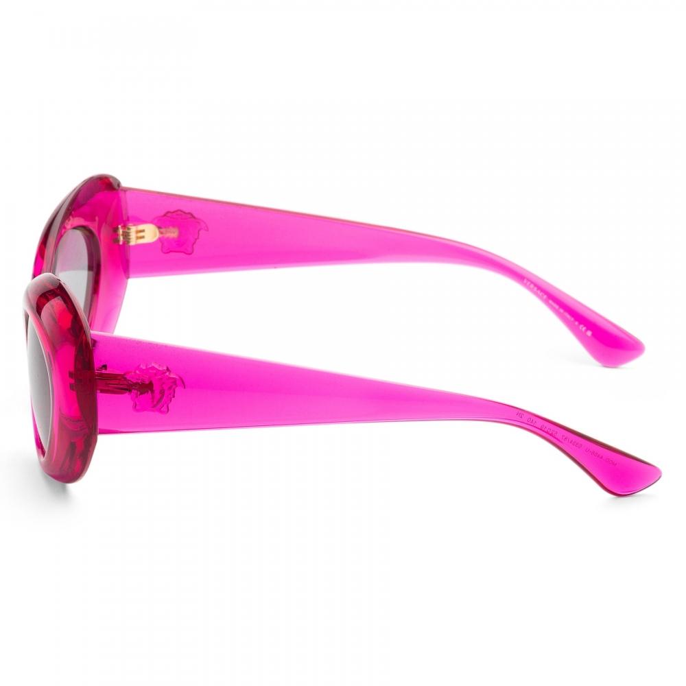 Versace Женские 52 мм розовые прозрачные солнцезащитные очки розовый прозрачный