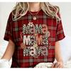 Fashion Funny Grid Leopard Mama Print Women's Short Sleeves T-Shirt Loose Casual Summer Outdoor Street Women's Tees Tops