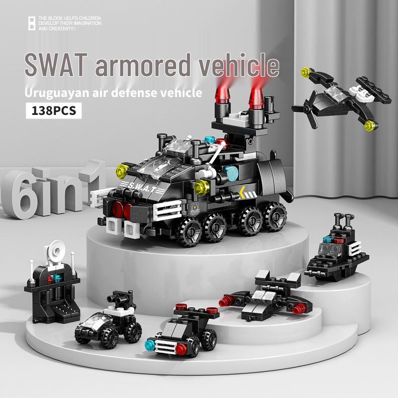 Образовательные строительные блоки, совместимые с Lego: Игрушки на военную, аэрокосмическую, мультяшную и древнеархитектурную тематику для детей
