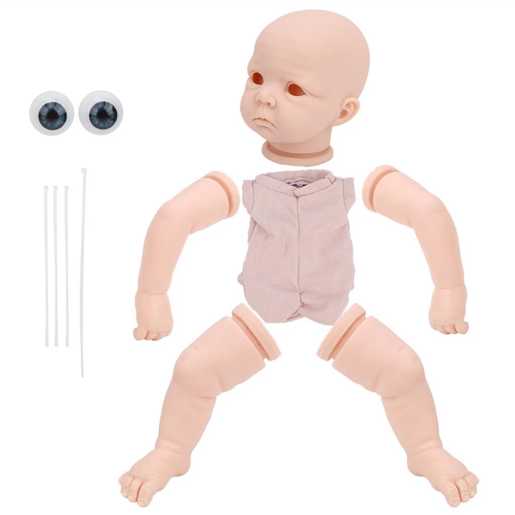 21-дюймовый комплект для куклы Reborn, неокрашенные большие глаза, детали для куклы-девочки, очаровательный подарок для ребенка